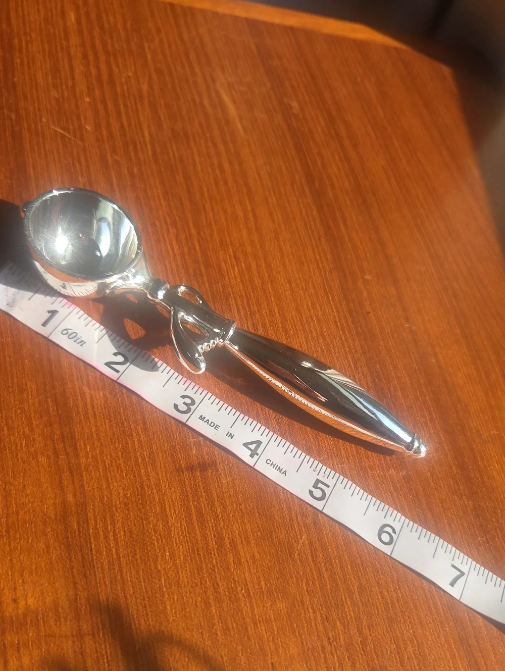 PartyLite Silver Ice Cream Candle Snuffer NIB RETIRED P7625